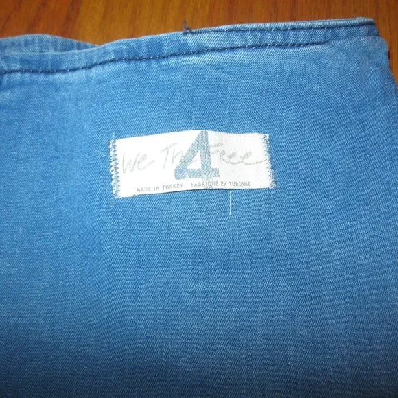 NWT We The Free Highlands Denim Mini Skirt - Picture 7 of 9